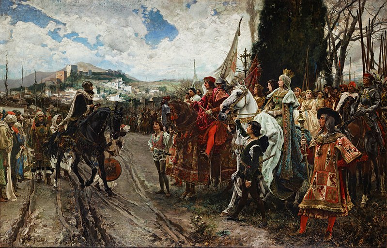 La rendición de Granada, por Francisco Pradilla